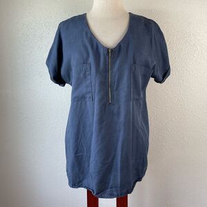 Yellow Chair Half Zip Top Size M